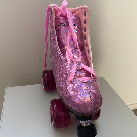 Sure Grip Limited Edition Prism Pink Quad Rollerskates Women's Size 7 - Picture 3 of 7